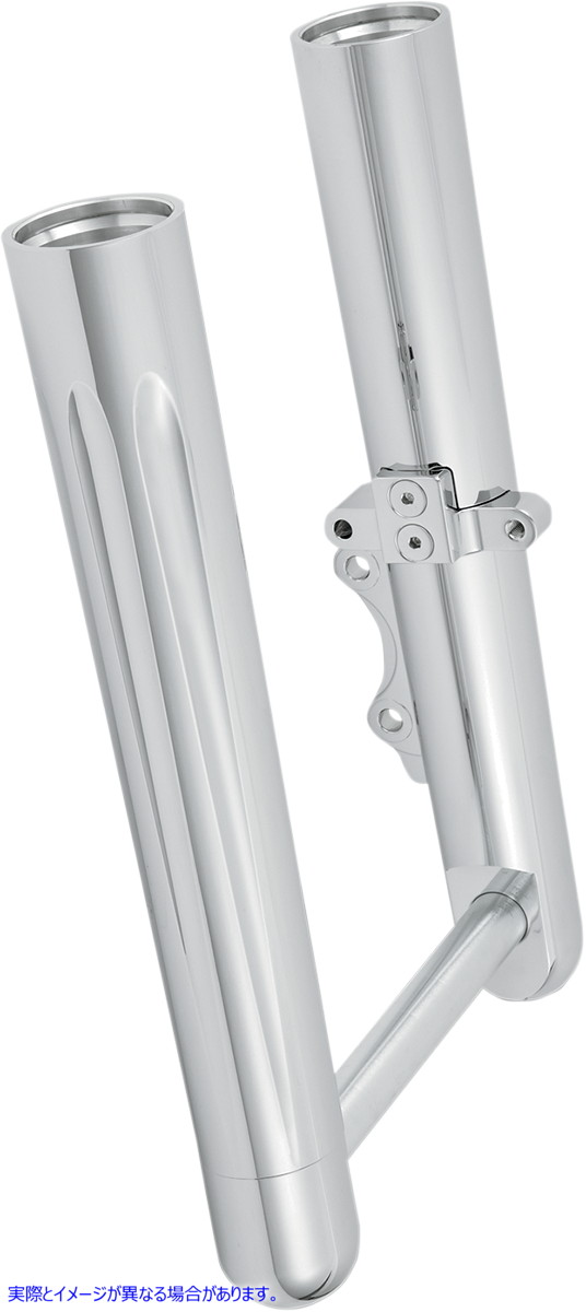 取寄せ デュアルディスクホットレッグフォークレッグ アレンネス Fork Legs - Chrome - Deep Cut - Dual Disc - Deep Cut - '00-'07 FLT 06-512 04030035