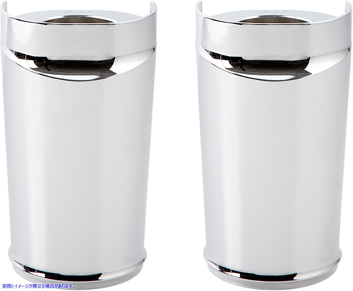 取寄せ フォークブーツカバー - クローム - スムース アレンネス Fork Boot Cover - Chrome - Smooth 20-036 04110179
