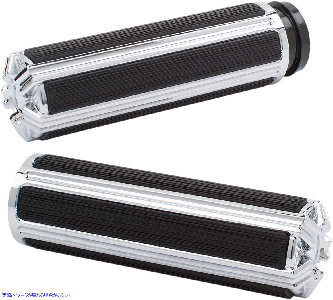 取寄せ 10ゲージ コンフォートグリップ - ケーブル - クローム アレンネス 10-Gauge Comfort Grips - Cable - Chrome 07-114 06301691