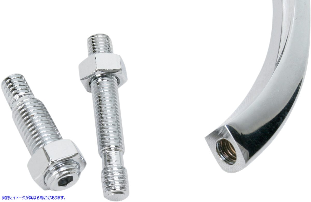 取寄せ ミラー - マイクロ - Rad 2 - サイドビュー - ティアドロップ - クローム - 右 アレンネス Mirror - Micro - Rad 2 - Side View - Teardrop - Chrome - Right 13-411 06400498