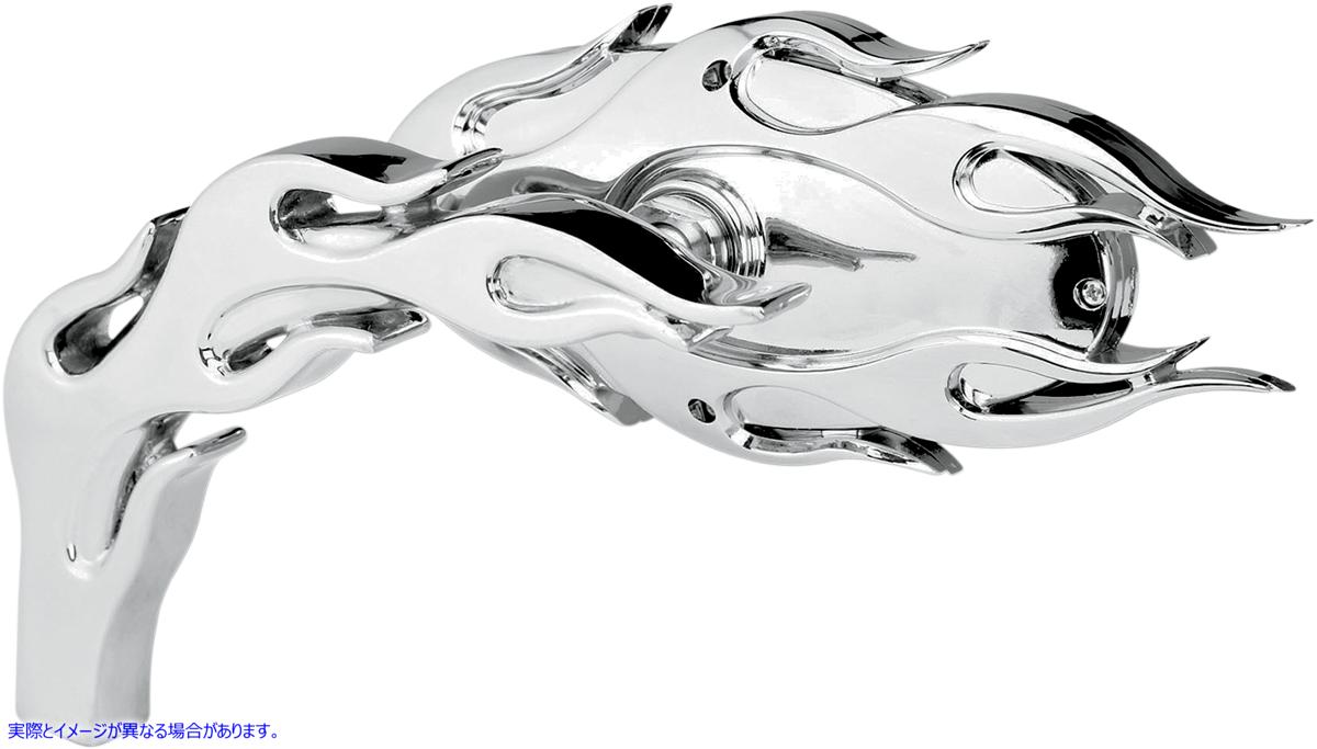 取寄せ ミラー - マイクロ - フレーム - サイドビュー - オーバル - クローム - 左 アレンネス Mirror - Micro - Flamed - Side View - Oval - Chrome - Left 13-070 06400591