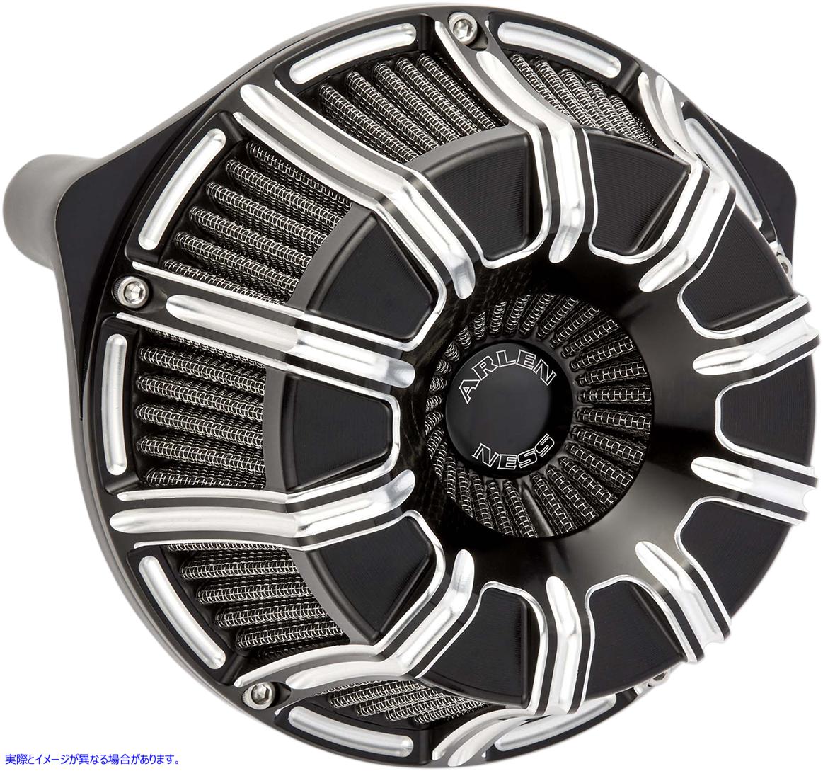 取寄せ 逆シリーズエアクリーナーキット - 10ゲージ アレンネス Inverted Series Air Cleaner Kit - Black 18-947 10102308