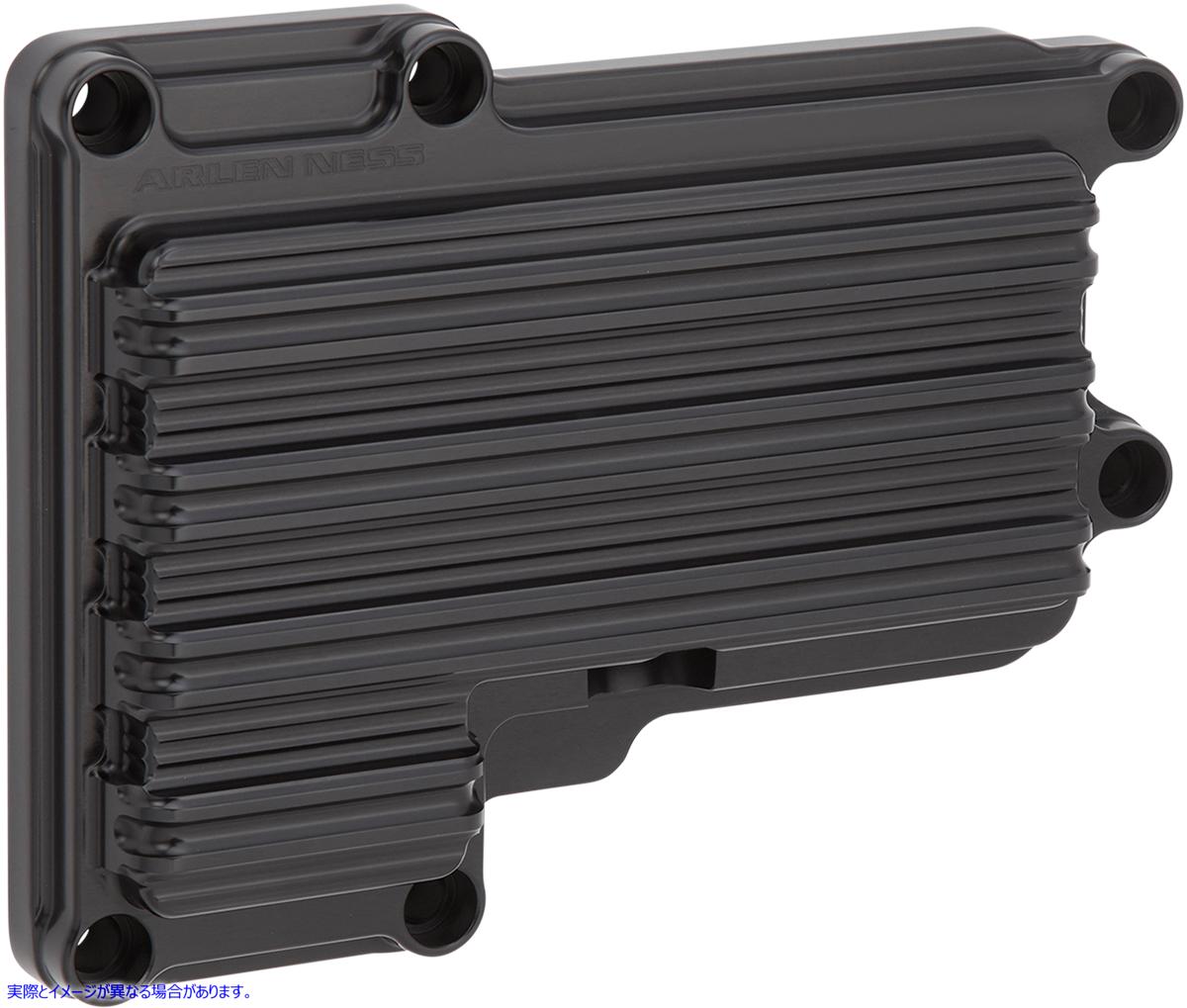 取寄せ トランスミッションカバー - ブラック - ツインカム アレンネス Transmission Cover - Black - Twin Cam 03-854 11050246