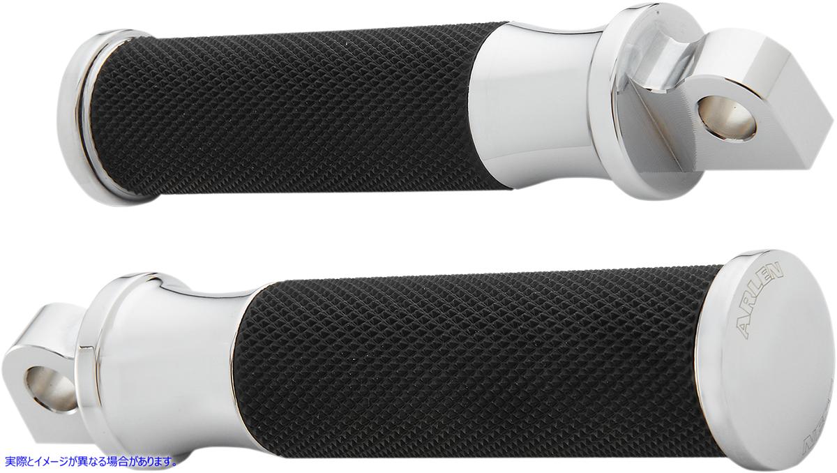 取寄せ フットペグ - スムージー - クローム アレンネス Footpegs - Smoothie - Chrome 07-920 16200895