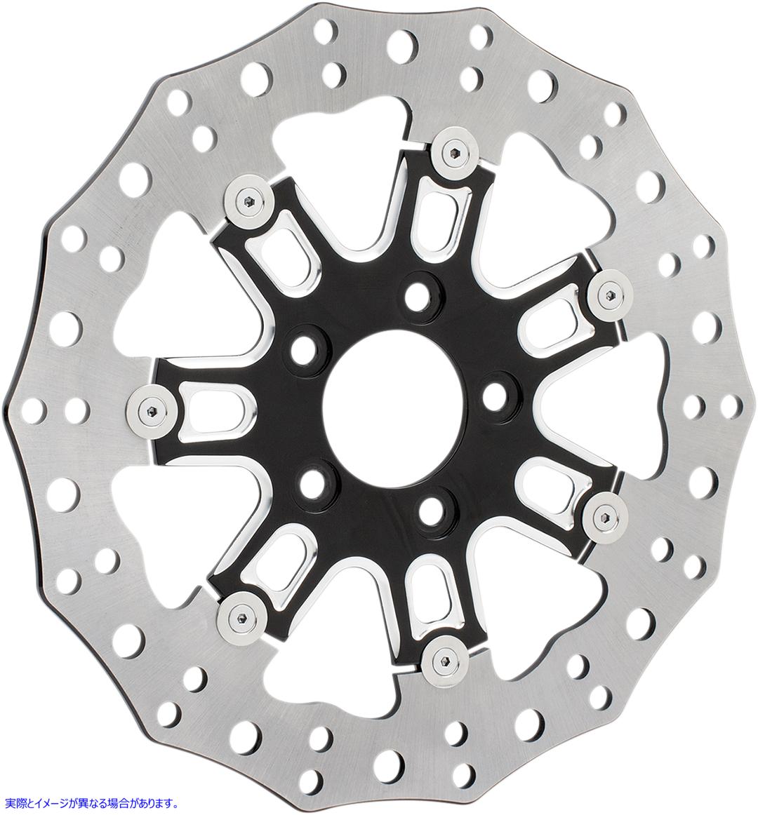 取寄せ フロントローター - 7バルブ - 11.8インチ - ブラック アレンネス Front Rotor - 7 Valve - 11.8 - Black 33-10301-202 17103318