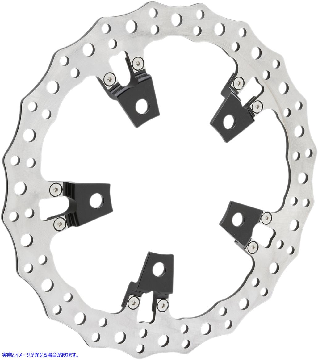 取寄せ ギザギザ右ブレーキローター - ツーリング - 14インチ アレンネス Jagged Right Brake Rotor - Touring - 14 02-951 17103515