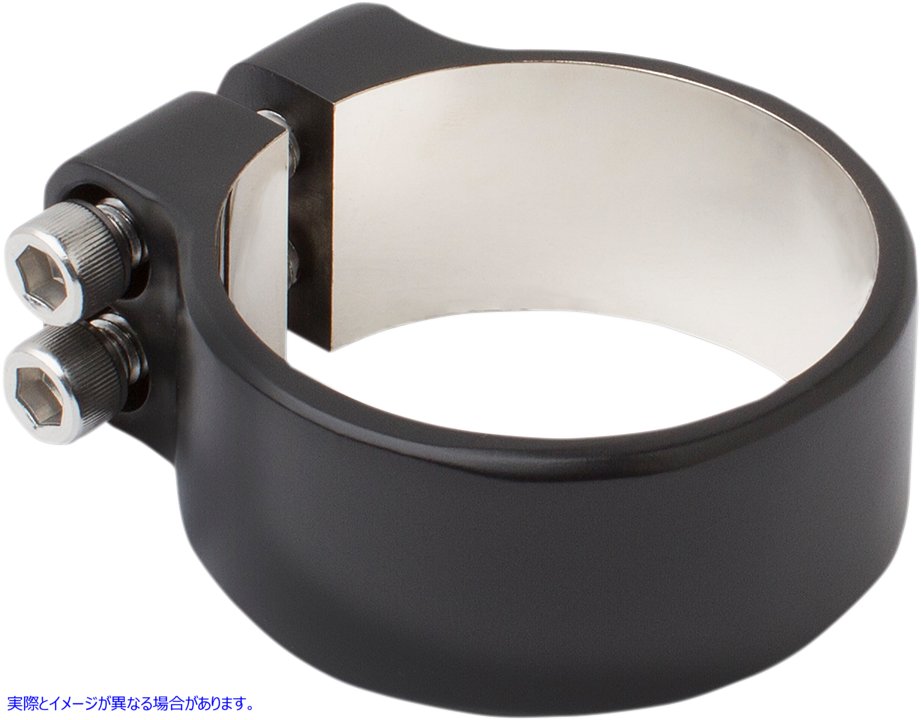 パーツデポ / 取寄せ スリップオンマフラーのスーパークランプ アレンネス Black Exhaust Clamp - 2.5 05-942  18611222