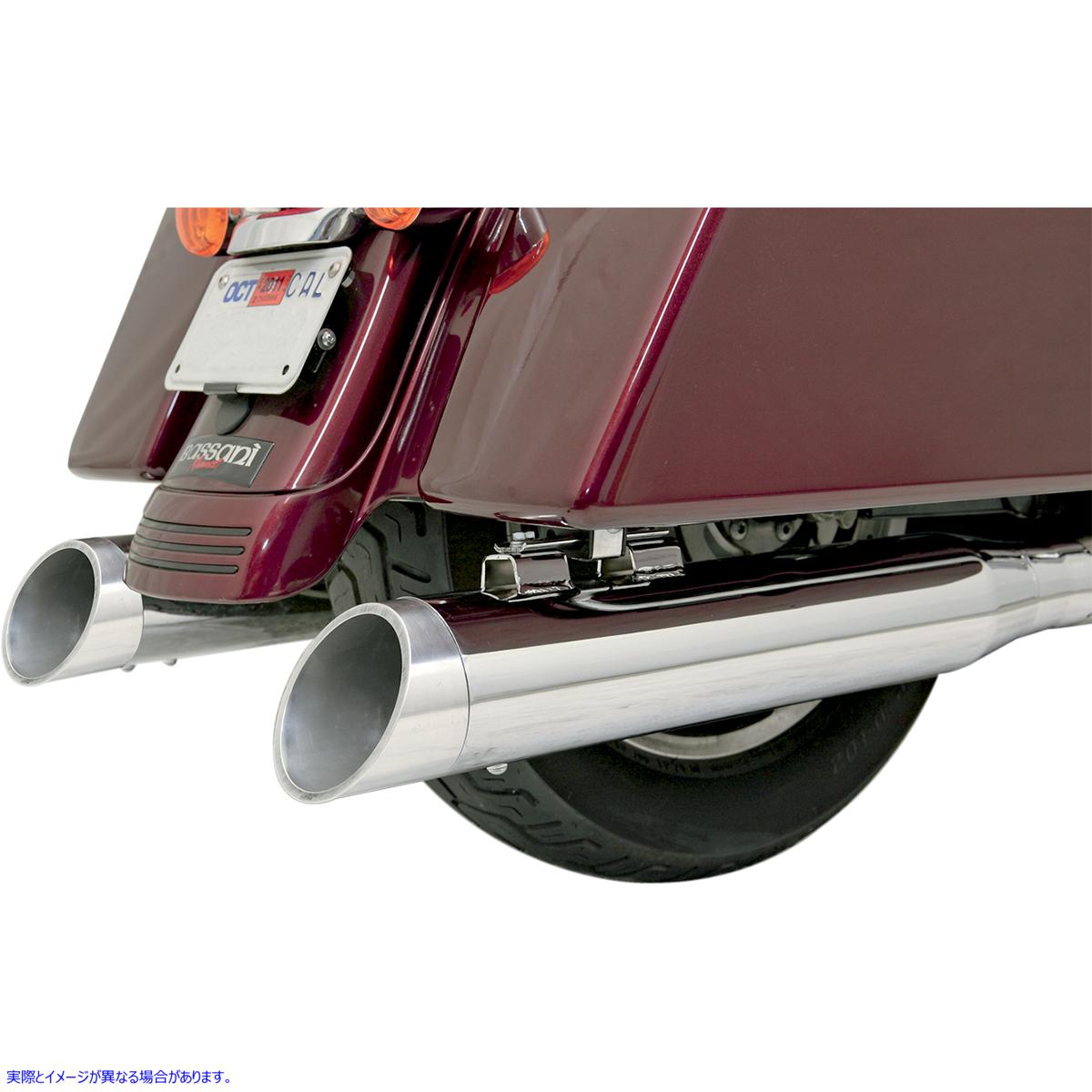 取寄せ 4インチエンドキャップ - ポリッシュ - スラッシュ バッサーニエキゾースト 4 End Cap - Polished - Slash BE40S 18610753