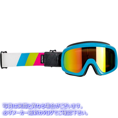 取寄せ オーバーランド 2.0 ゴーグル - トライストライプ - シアン/ジェットボート ビルトウェル Overland 2.0 Goggles - Tri-Stripe - Cyan/Jet Boat 2111-0944-003 26012580