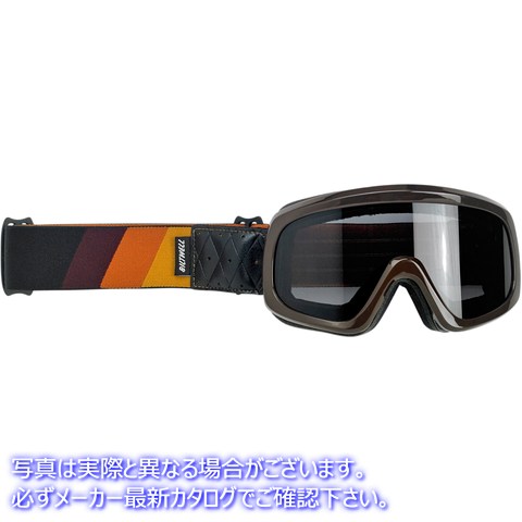 取寄せ オーバーランド 2.0 ゴーグル - トライストライプ - ゴールド/ラスト/ブラウン ビルトウェル Overland 2.0 Goggles - Tri-Stripe - Gold/Rust/Brown 2111-0802-004 26012581