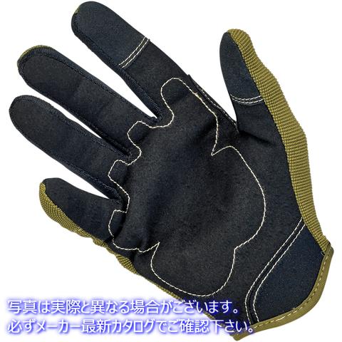 取寄せ モトグローブ - オリーブ/ブラック - XS ビルトウェル Moto Gloves - Olive/Black - XS 1501-0309-001 33013304