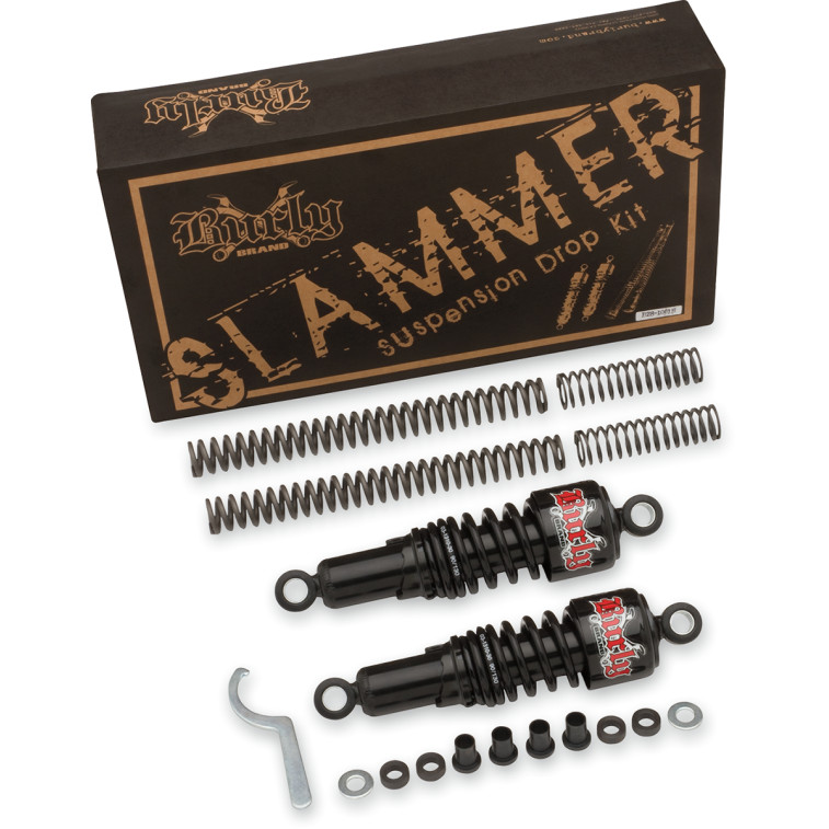取寄せ スラマーキット バーリーブランド Suspension Kit - Slammer - Chrome - '04 - '15 XL B28-1001 13100392