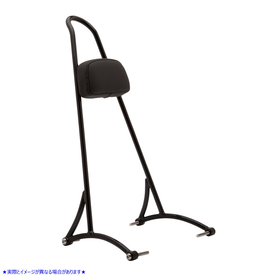 取寄せ トールシシーバー - ブラック バーリーブランド Tall Sissy Bar - Black B13-1501B 15010450