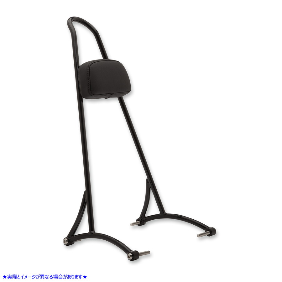 取寄せ トールシシーバー - ブラック バーリーブランド Tall Sissy Bar - Black B13-1503B 15010565
