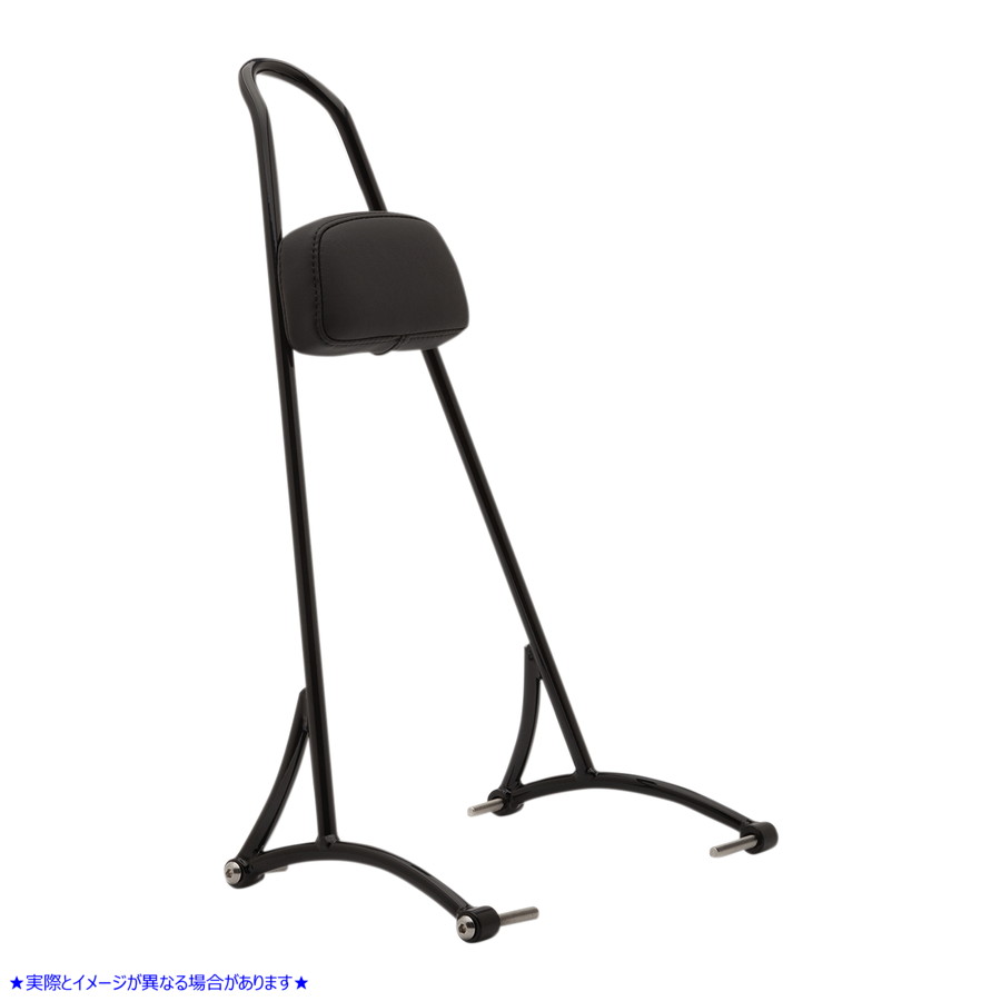 取寄せ トールシシーバー - ブラック バーリーブランド Tall Sissy Bar - Black B13-1505B 15010585