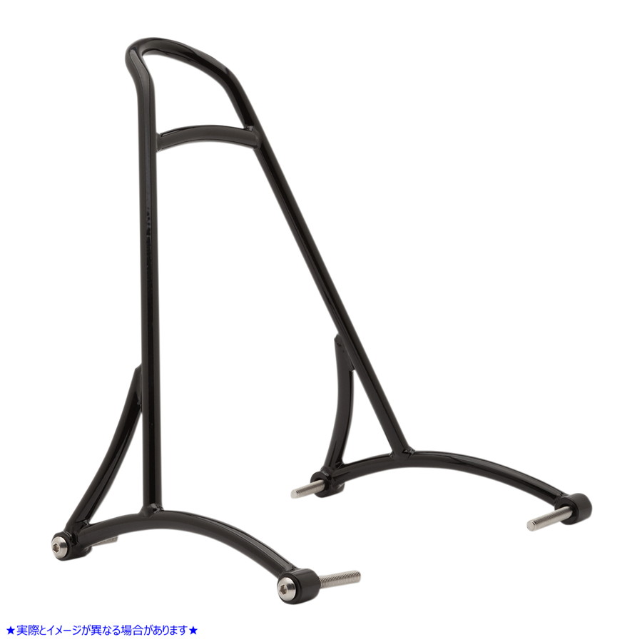 取寄せ シシーバー - ショート - ブラック - ダイナ バーリーブランド Sissy Bar - Short - Black - Dyna B13-1504B 15010587