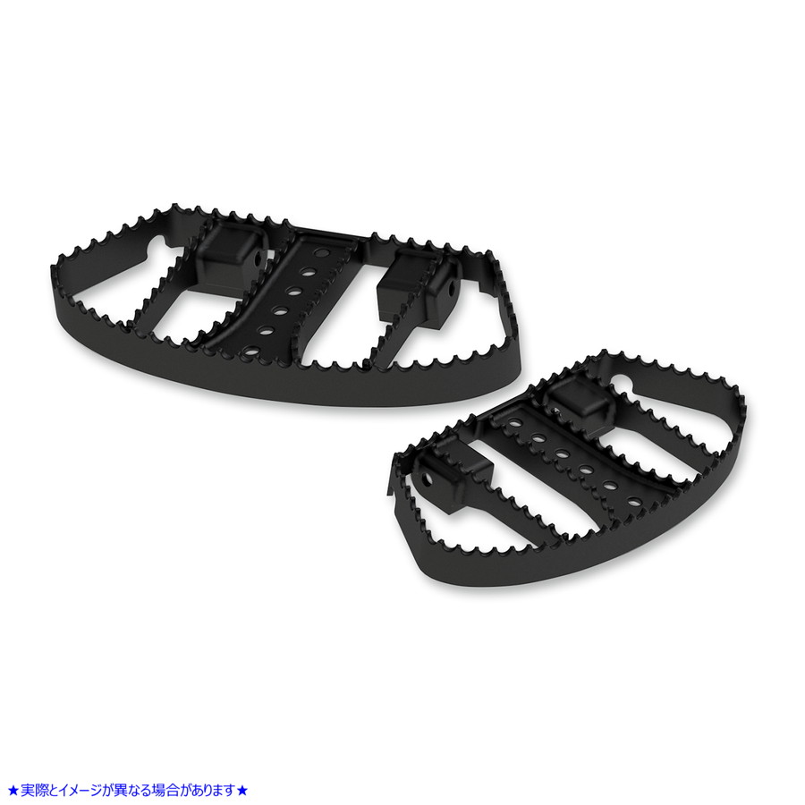 取寄せ MX パッセンジャーフロアボード - ブラック - FL バーリーブランド MX Passenger Floorboards - Black - FL B13-1051B 16210800