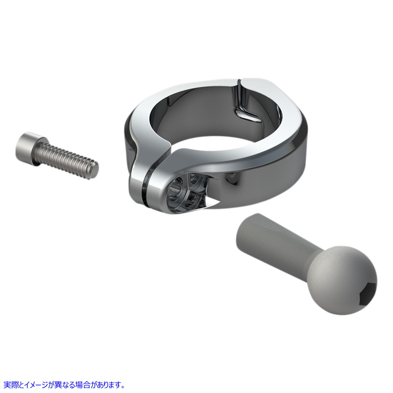 取寄せ ボールマウント - アルミクランプ - 1-1/2インチハンドルバー - クローム シロ Ball Mount - Aluminum Clamp - 1-1/2 Handlebars - Chrome 50134 06360181
