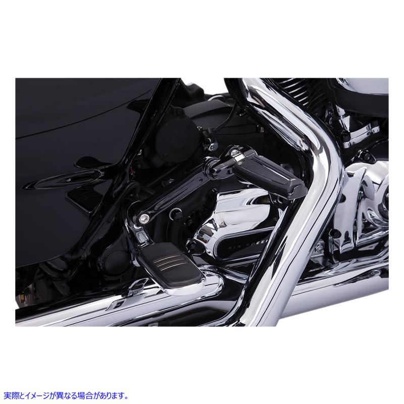 取寄せ 調整可能なパッセンジャーペグマウント - ブラック シロ Adjustable Passenger Peg Mount - Black 60220 16201778