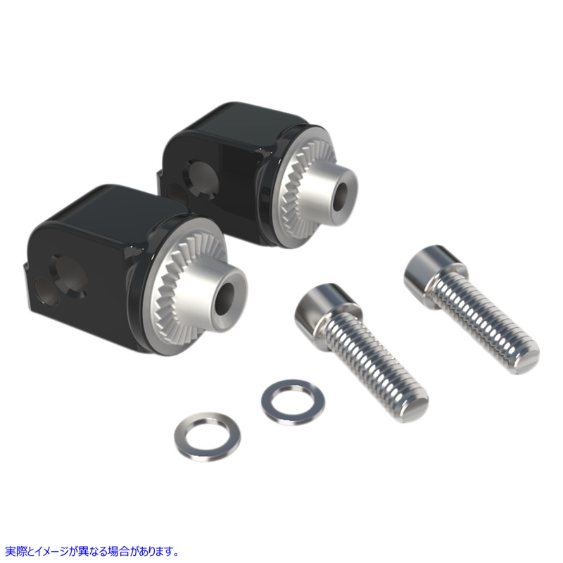 取寄せ フットレストアダプター - ブラック シロ Footrest Adapter - Black 60016 16201860