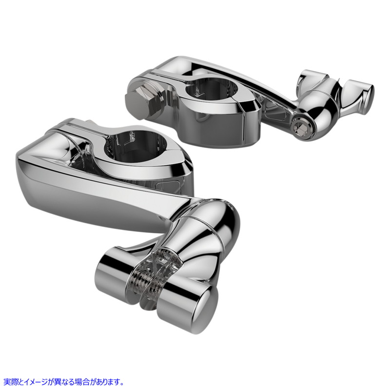 取寄せ ピンレスクランプ - クローム - 4インチ延長 シロ Pinless Clamp - Chrome - 4 Extension 60004 16240300