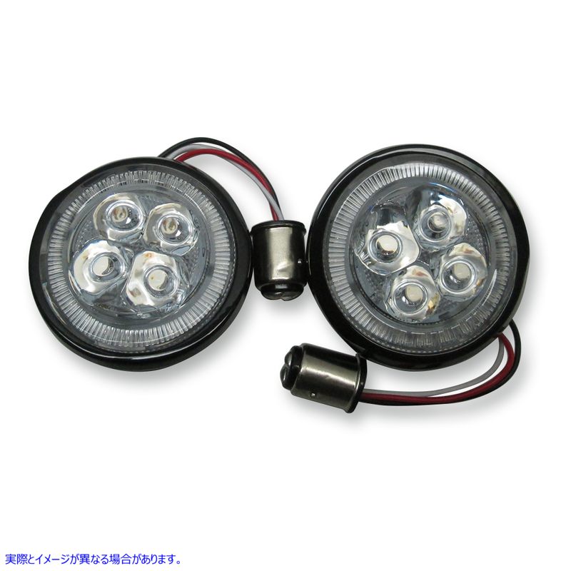 取寄せ リアシグナルライトインサート - ブラック - レッドレンズ シロ Rear Signal Light Inserts - Black - Red Lens 45421 20402020