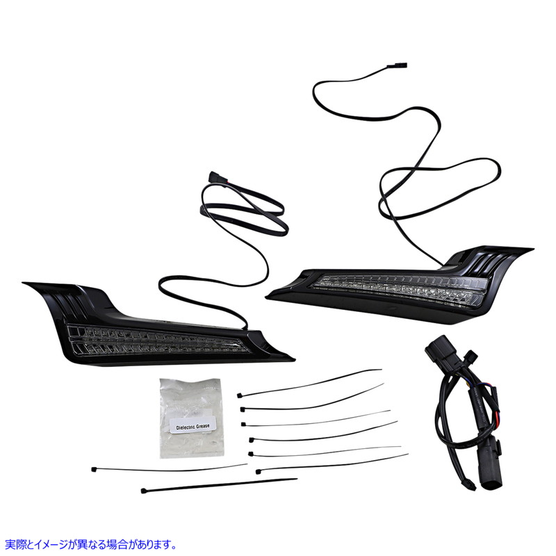 取寄せ フィラーパネル LED ライト - ブラック/レッド シロ Filler Panel LED Lights - Black/Red 40046 20402668