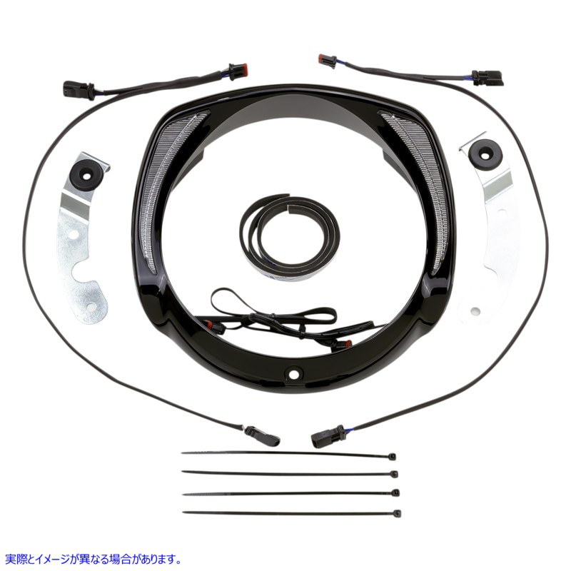 取寄せ ヘッドライトベゼル - ブラック シロ Headlight Bezel - Black 45206 20402763