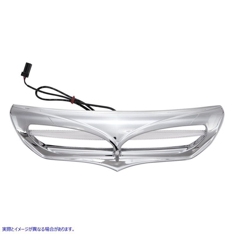 取寄せ フェアリングトリム - クローム - ライト付き シロ Fairing Trim - Chrome - With Light 40010 23500342