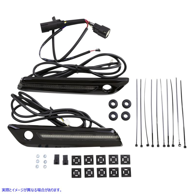 取寄せ ヒンジカバー - スモーク/ブラック シロ Hinge Covers - Smoke/Black 40071 35011822