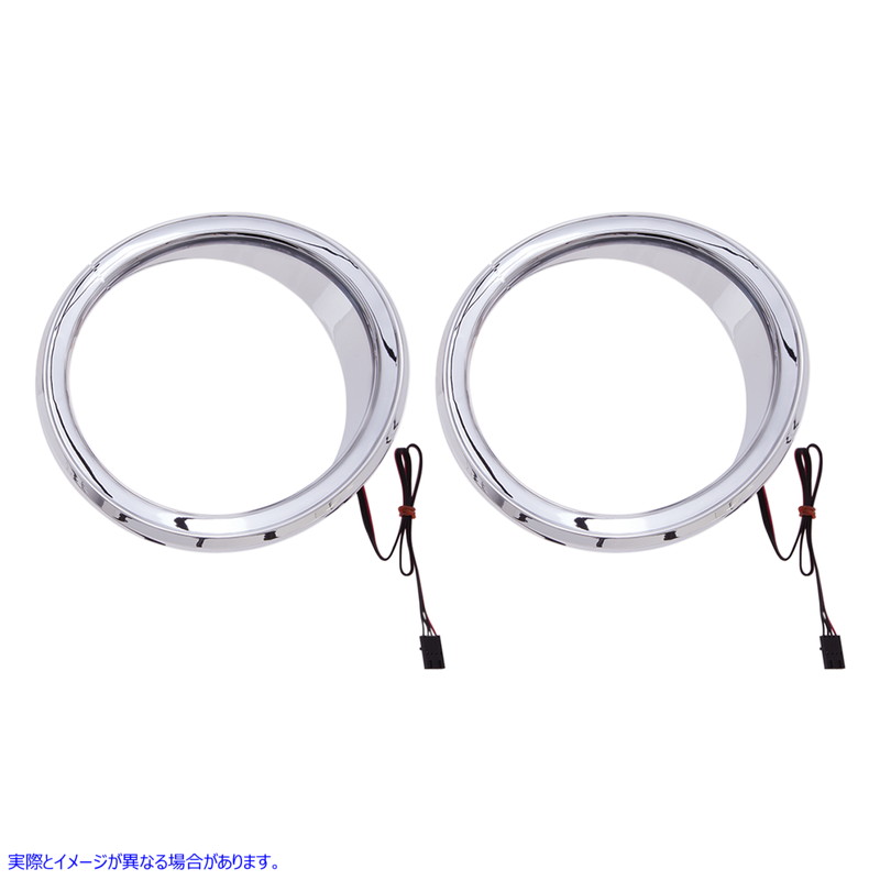 取寄せ フロントスピーカー LED アクセント - クローム シロ Front Speaker LED Accent - Chrome 42100 44050421