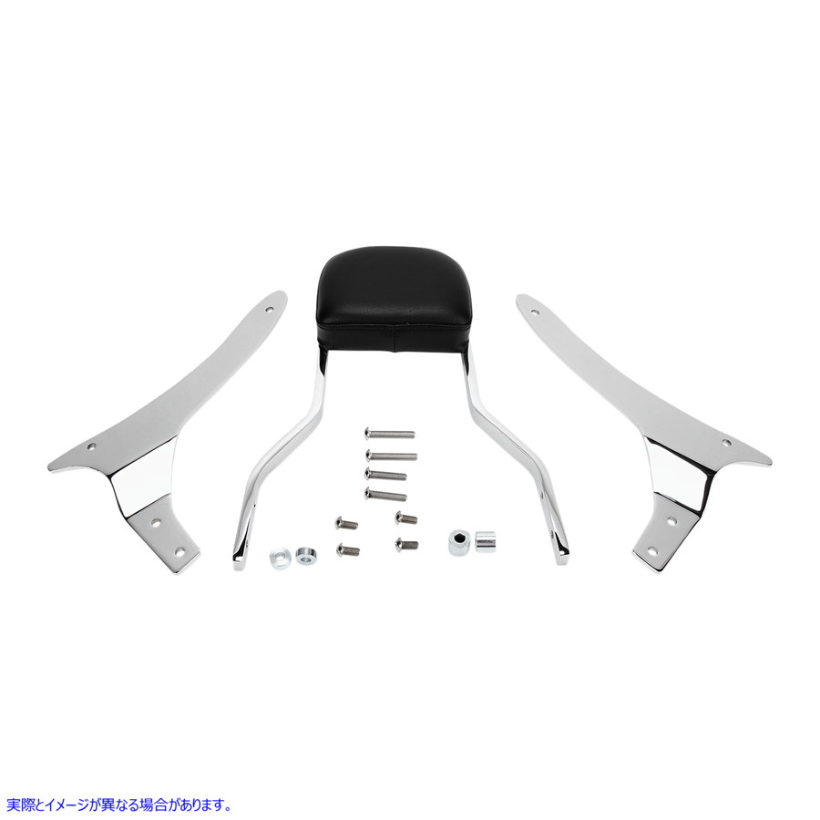 取寄せ Square Sissy Barキット - 短い コブラ Sissy Bar - Short - Vulcan 02-5968 15010077