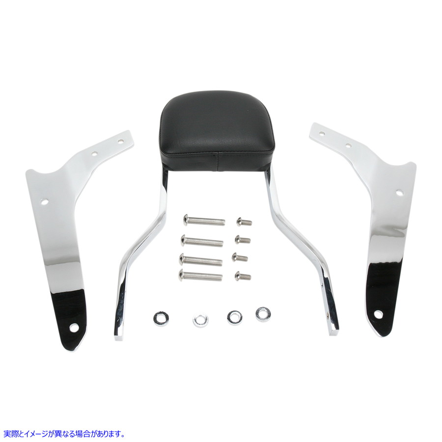 取寄せ Square Sissy Barキット - 短い コブラ Sissy Bar - Short - VT750 02-5611 15010120