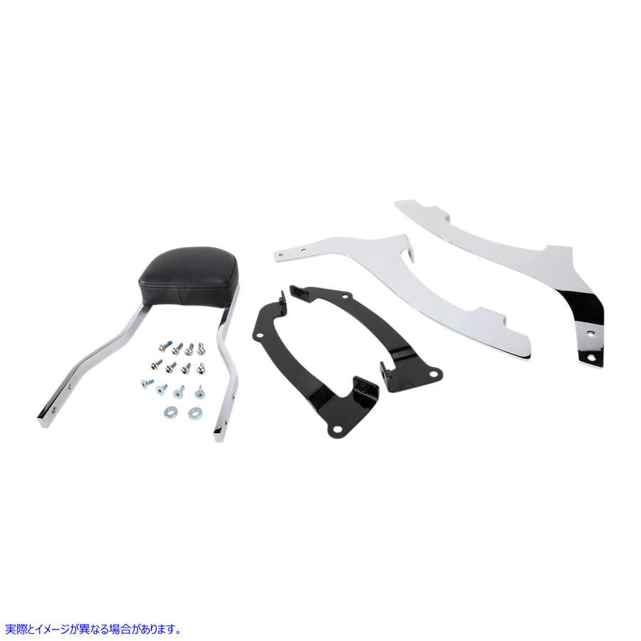 取寄せ Square Sissy Barキット - 短い コブラ Sissy Bar - Short - VT1300CR 02-5636 15010397
