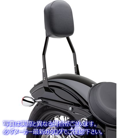 取寄せ スタンダードシシーバー - ブラック - ダイナ コブラ Standard Sissy Bar - Black - Dyna 602-1152B 15010458