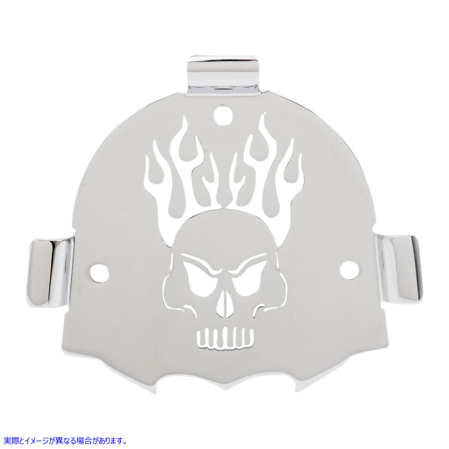 取寄せ ショートバックレストインサート - スカル コブラ Short Backrest Insert - Skull 02-5071 15060021