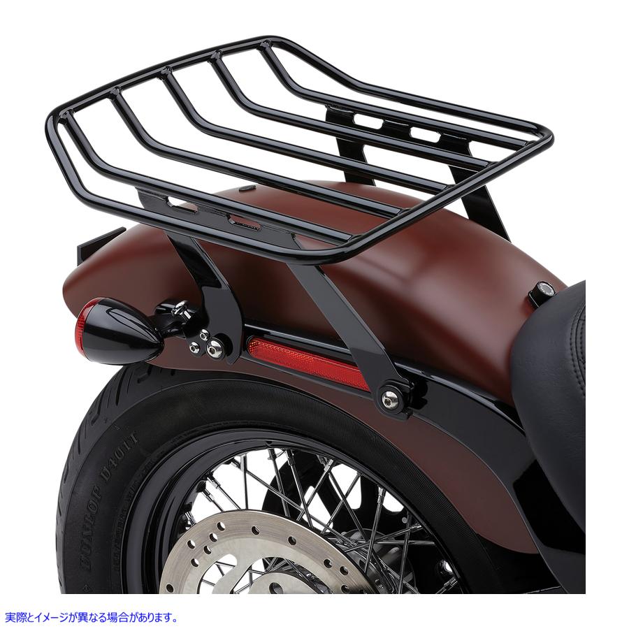 取寄せ BigAssR取り外し可能なソロ荷物ラック コブラ Detachable Solo Rack - FLSL - Black 602-2610B 15100482