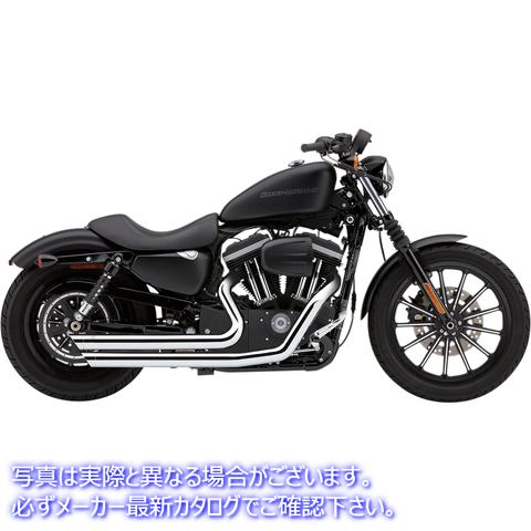 取寄せ スピードスタースラッシュダウンエキゾーストシステム コブラ Speedster Slashdown Exhaust - '04-'06 XL 6882 18001401