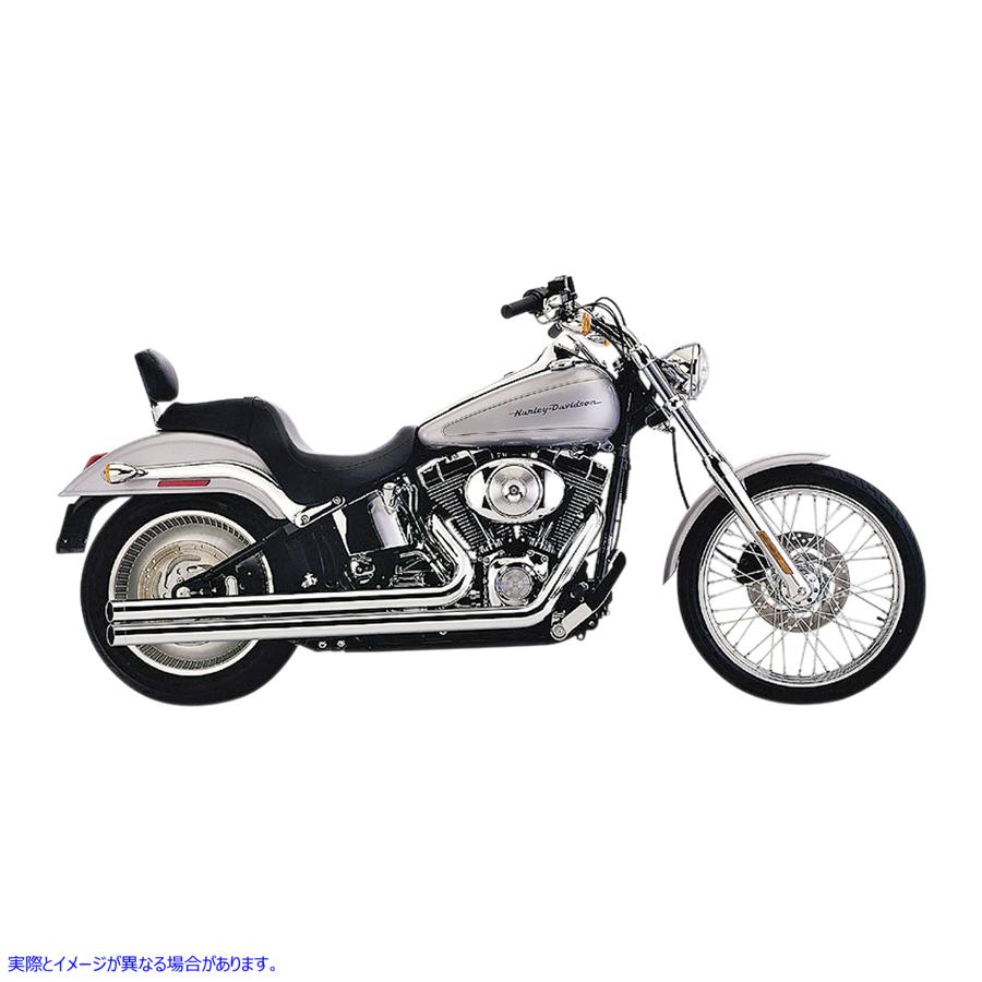 取寄せ スピードスター長いエキゾーストシステム コブラ Speedster Long Exhaust - '07-'11 Softail 6951T 18001827