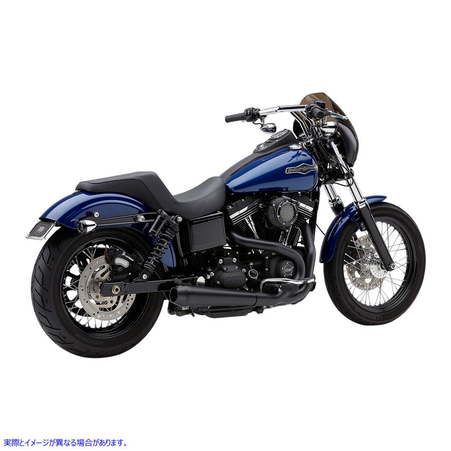 取寄せ El Diablo 2：1エキゾーストシステム コブラ El Diablo Exhaust - Black - 4 - '06-'11 Dyna 6476B 18002165