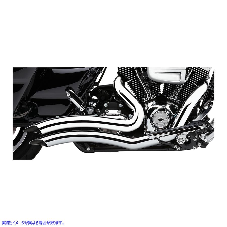 取寄せ コブラ Speedster Swept Short Exhaust - Chrome 6231 18002317