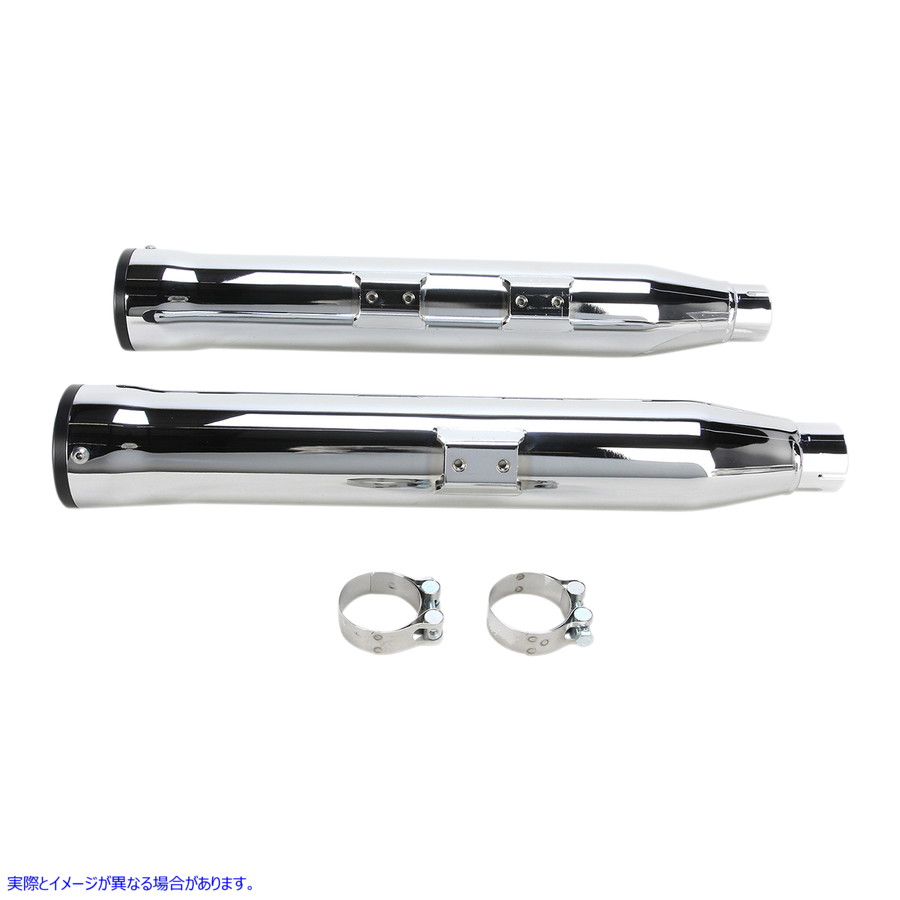 取寄せ RPT 3 スリップオンマフラー コブラ 3 RPT Mufflers - Chrome 6051 18010711
