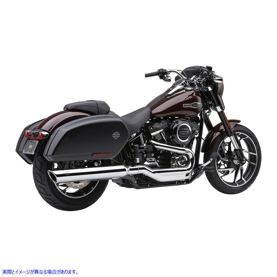 取寄せ FLSB用 909ツインマフラー - クローム コブラ 909 Twin Muffler for FLSB - Chrome 6520 18011300