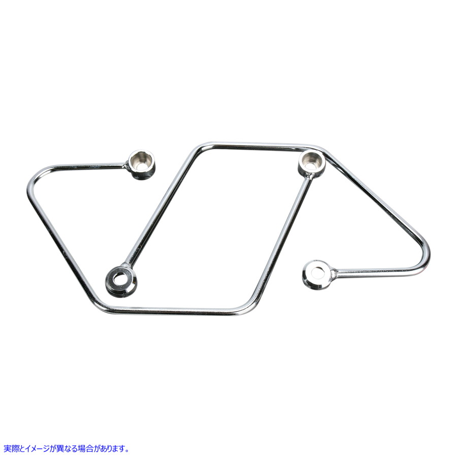 取寄せ サドルバッグサポート - クローム - Honda VT コブラ Saddlebag Supports - Chrome - Honda VT 02-6118 35010014