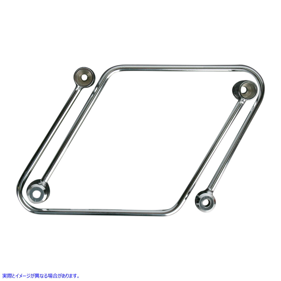 取寄せ サドルバッグサポート - クローム - Honda VT コブラ Saddlebag Supports - Chrome - Honda VT 02-6101 35010306