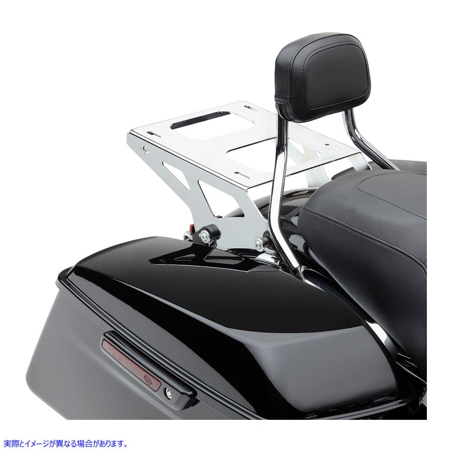 取寄せ 2アップ ツアーパックR マウント - クローム コブラ 2-Up Tour-PakR Mount - Chrome 602-2702 35160321