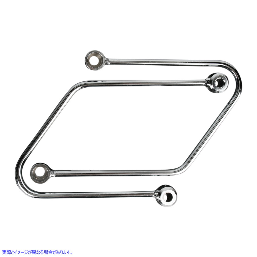 取寄せ サドルバッグサポート - クローム - Honda VT コブラ Saddlebag Supports - Chrome - Honda VT 02-6116 BLV26116
