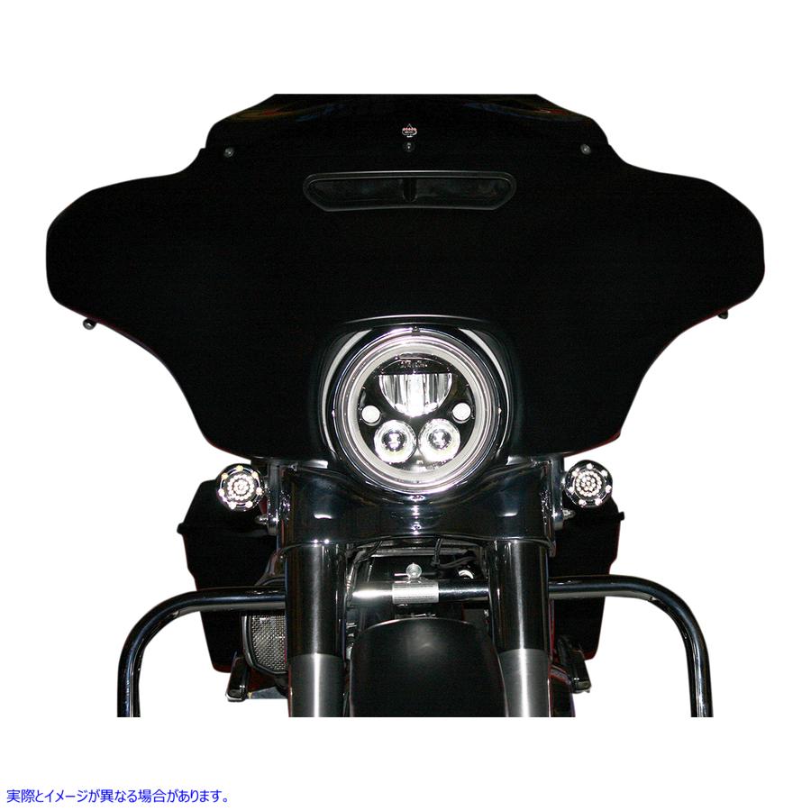 取寄せ TrubeamRLEDヘッドランプ カスタムダイナミクス LED Headlight - 7 - Black - Each CDTB-7-B 20011262