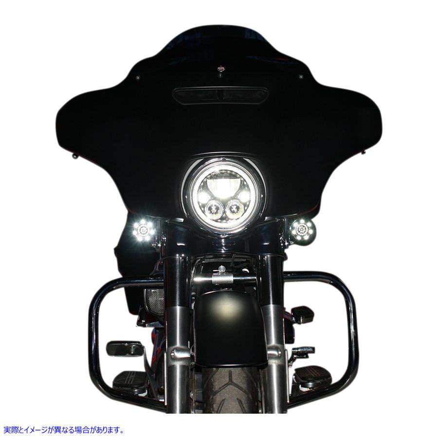 取寄せ TrubeamRLEDヘッドランプ カスタムダイナミクス LED Headlight - 7 - Chrome - Each CDTB-7-C 20011263