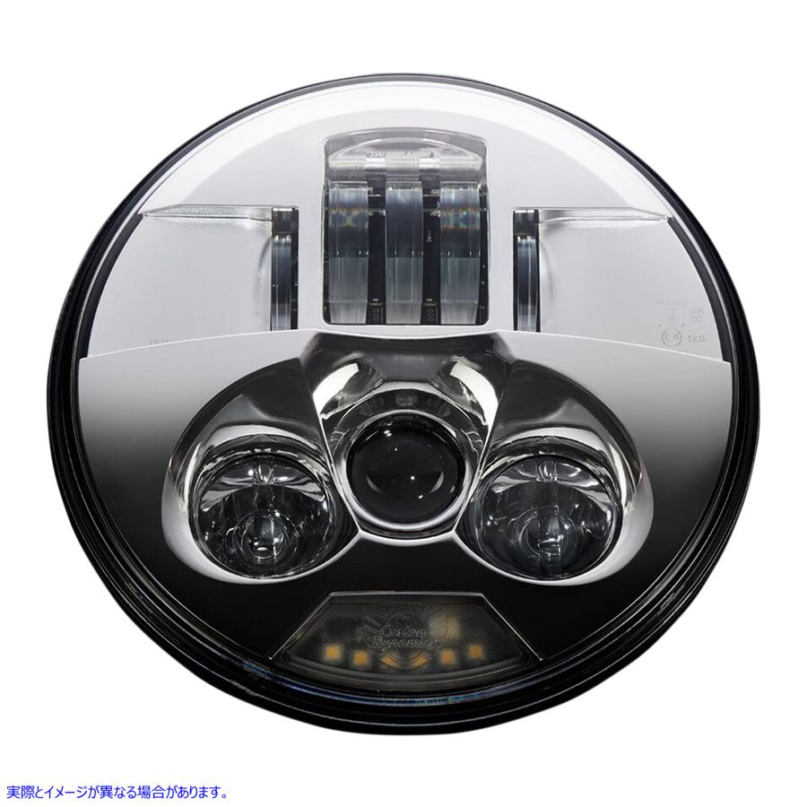 取寄せ 7 ProbeamRLEDヘッドランプ カスタムダイナミクス ProBEAM LED Headlamp 7 - Chrome PB-7-C 20011748